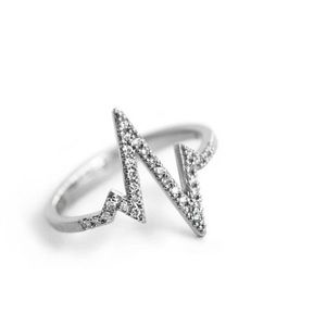 Geometric Heartbeat ring